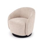 Otočné designové křeslo Basilio cappuccino