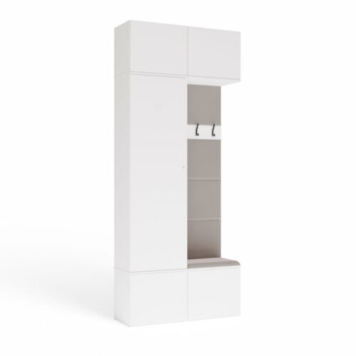 Předsíňová stěna Haga 1Sz1W 100 cm bílá Předsíňová stěna Haga 1Sz1W 100 cm bílá