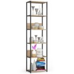 Regál Barna 50 cm dub sonoma/černý