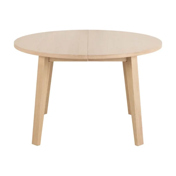 Rozkladací jedálenský stôl A-line 120/220 cm bielený dub