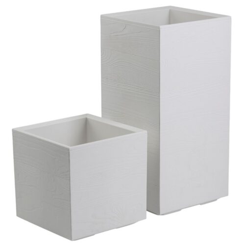 Sada 2 ks kvetináčov BETONIQUE 30x30/30x60 cm - výber z 4 prevedení Sada 2 ks kvetináčov BETONIQUE 30x30/30x60 cm - výber z 4 prevedení