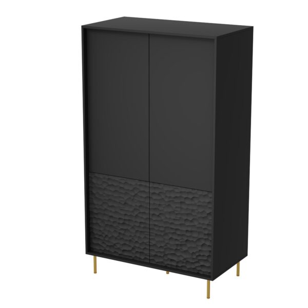 Šatní skříň Bullet 87 cm černá