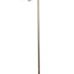 Stojacia lampa Palm 160 cm sivá/zlatá