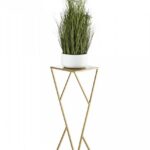 Stojan na kvety LOFT 70 cm zlatý