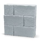 Sud na dažďovú vodu Stones Block 400 l svetlosivý