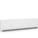 TV stolík Arco 204 cm biely