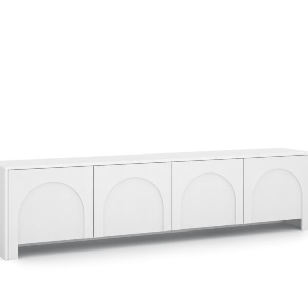TV stolík Arco 204 cm biely