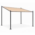Zahradní pergola Lowa 3x3 m béžová/černá